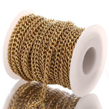 1 Meter Stainless Steel Cuban Chains for DIY Jewelry Making