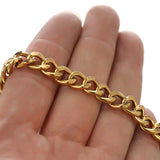 1 Meter Stainless Steel Cuban Chains for DIY Jewelry Making