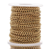 1 Meter Stainless Steel Cuban Chains for DIY Jewelry Making