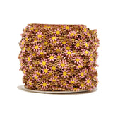 1 Meter Enamel Daisy Charm Chain for DIY Jewelry Making