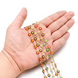 1 Meter Stainless Steel Enamel Daisy Chain for DIY Jewelry Making