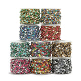 1 Meter Stainless Steel Enamel Heart Chains for DIY Jewelry Making