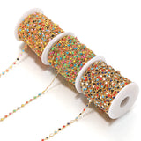 1 Meter Heart Chains DIY Jewelry Enamel Stainless Steel Women Necklace