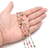 1m Stainless Steel Enamel Heart Star Chains DIY Jewelry Supplies