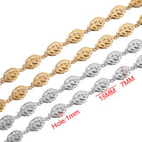 1m Stainless Steel Cable Chain Roll for DIY Necklace