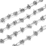 1m Stainless Steel Chunky Knot Chain for DIY Men Necklace Bracelet