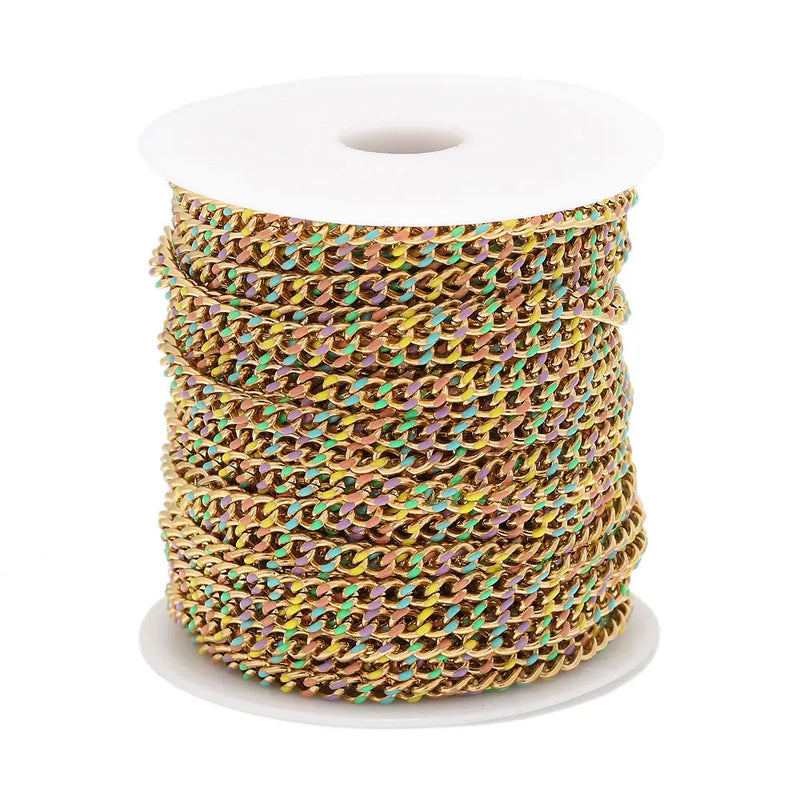 1 Meter Stainless Steel Ground Cuban Chains