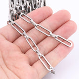 1 Meter Stainless Steel Link Chains for DIY Jewelry Making
