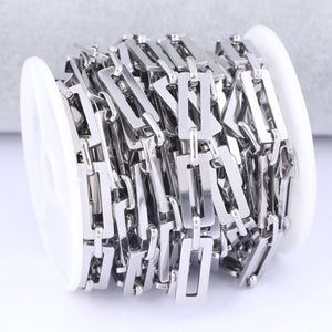 1 Meter Stainless Steel Link Chains for DIY Jewelry Making