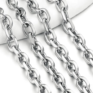 1 Meter Large Heavy Oval Knot Chain DIY Jewelry Necklace