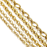 1 Meter Large Heavy Oval Knot Chain DIY Jewelry Necklace