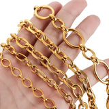 1 Meter Large Heavy Oval Knot Chain DIY Jewelry Necklace
