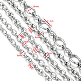 1 Meter Large Heavy Oval Knot Chain DIY Jewelry Necklace