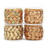 1 Meter Stainless Steel Mushroom Colorful Enamel Chain DIY Jewelry