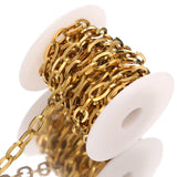 1 Meter Stainless Steel Oval Cable Link Chains for DIY Jewelry Making