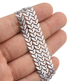1 Meter Stainless Steel Plated Chain Arrow Aircraft Carving Leaf Chains Necklace
