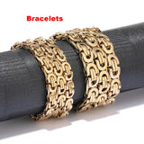 1 Meter Stainless Steel Punk Chains for DIY Jewelry Set