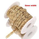 1 Meter Stainless Steel Punk Chains for DIY Jewelry Set