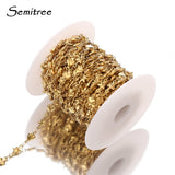 1 Meter Stainless Steel Star Heart Chains DIY Necklaces Bracelet Making