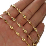 1 Meter Stainless Steel Star Heart Chains DIY Necklaces Bracelet Making