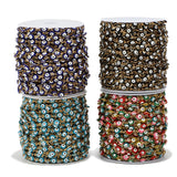 1 Meter Stainless Steel Turkey Eyes Enamel Chains DIY Jewelry Supplies