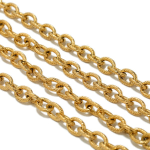 1 Meter Stainless Steel Twist Chain for DIY Necklace