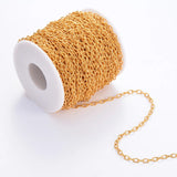 1 Meter Golden Stainless Steel DIY Chain Link for Necklace
