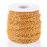 1 Meter Golden Stainless Steel DIY Chain Link for Necklace