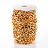 1 Meter Golden Stainless Steel Metal Chain DIY Necklace Jewelry Supplies
