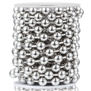 1 Meter 10mm Stainless Steel Ball Beads Chains Bracelet Supplies