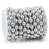1 Meter 10mm Stainless Steel Ball Beads Chains Bracelet Supplies