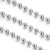 1 Meter 10mm Stainless Steel Ball Beads Chains Bracelet Supplies