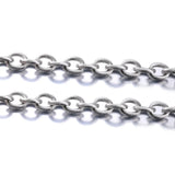 12mm Stainless Steel Cable Chain Bulk Heavy Circle Dull Textured Chains