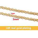 1m 5mm Stainless Steel Embossing Chunky Chains for Punk Rock Jewelry Making