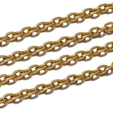 1m 5mm Stainless Steel Embossing Chunky Chains for Punk Rock Jewelry Making