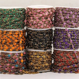 6mm Stainless Steel Enamel Powder Roll Link Chain Necklace