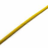 1 Meter Yellow Round Leather Strands 6mm for Bracelets Men DIY