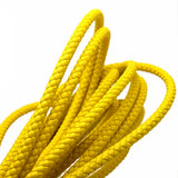 1 Meter Yellow Round Leather Strands 6mm for Bracelets Men DIY