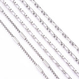 1m Stainless Steel Chain Box Necklace Chain DIY Jewelry Making