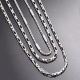 1m Stainless Steel Chain Box Necklace Chain DIY Jewelry Making