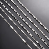 1m Stainless Steel Chain Box Necklace Chain DIY Jewelry Making