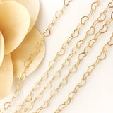 Stainless Steel Heart Shaped Chain Jewelry Making