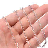 Stainless Steel Heart Shaped Chain Jewelry Making