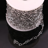 Stainless Steel Heart Shaped Chain Jewelry Making