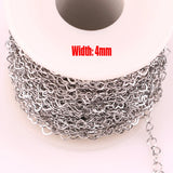 Stainless Steel Heart Shaped Chain Jewelry Making