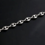 1 Meter Coffee Bean Chains Stainless Steel Pig Nose Chains Bracelet
