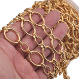 304 Stainless Steel Oval Cable Chain for Jewelry Making Supplies 1 Meters