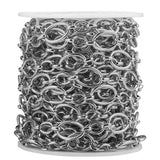304 Stainless Steel Oval Cable Chain for Jewelry Making Supplies 1 Meters