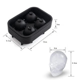 3D Skull Silicone Jello Ice Mold for Halloween & Christmas Party