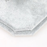 Gray Velvet C-Shaped Jewelry Bracelet Bangle Watch Cabinet Display Stand